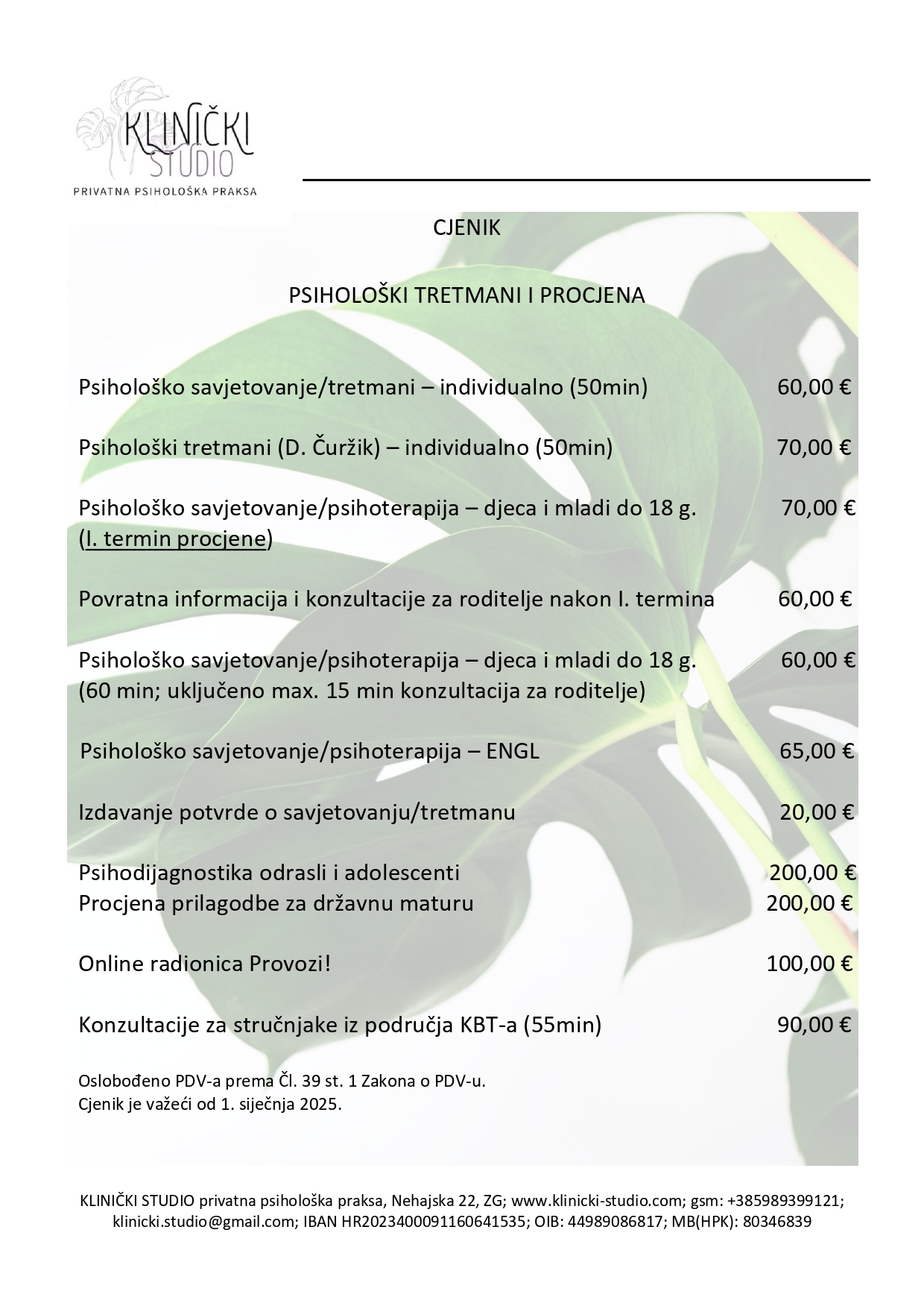 cjenik