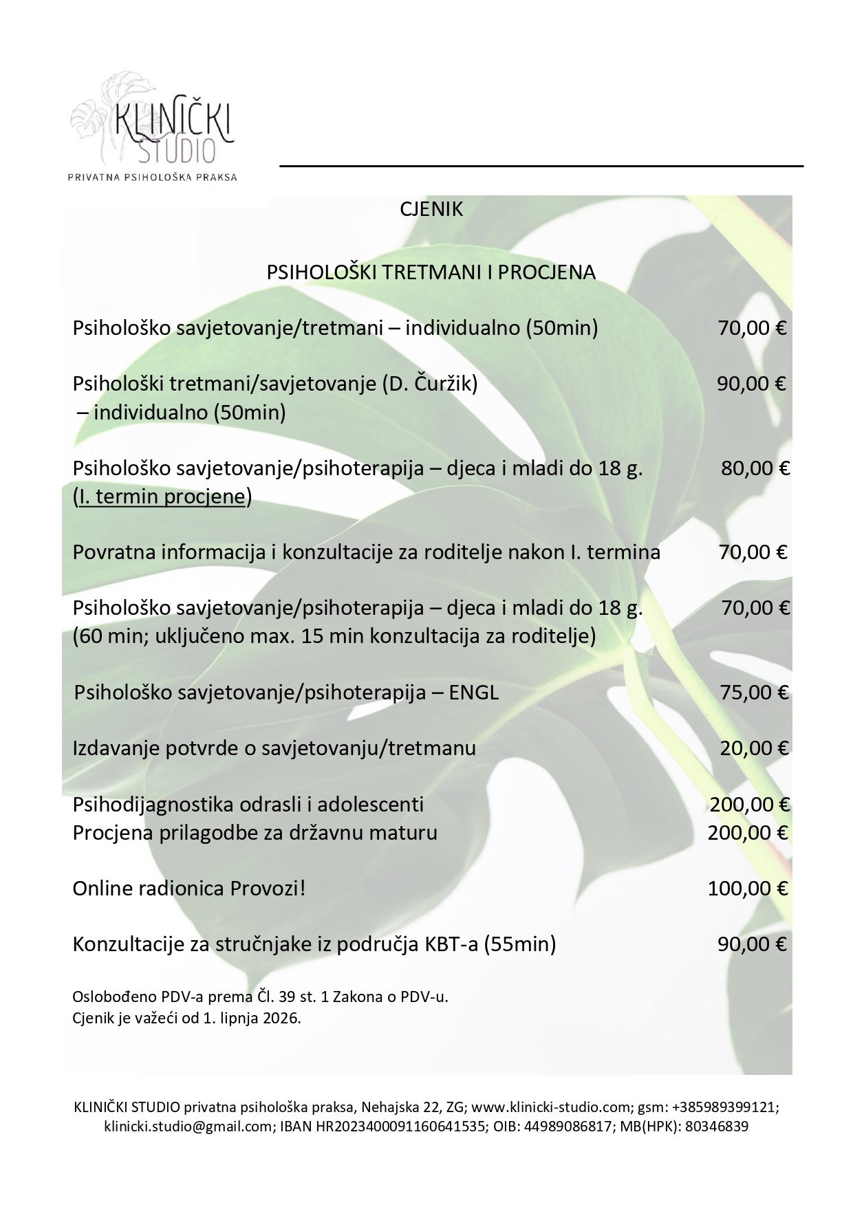 cjenik